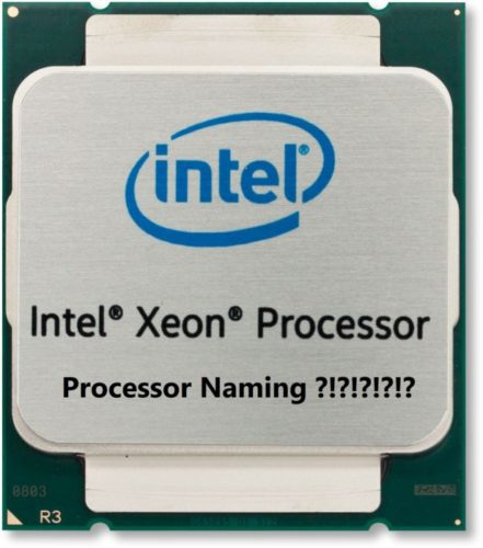 چگونگی نام گذاری CPU های Xeon شرکت Intel