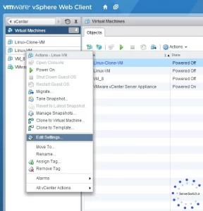 تنظیمات سرور مجازی ESXi